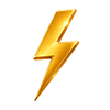 Icon: lightning bolt representing speed
